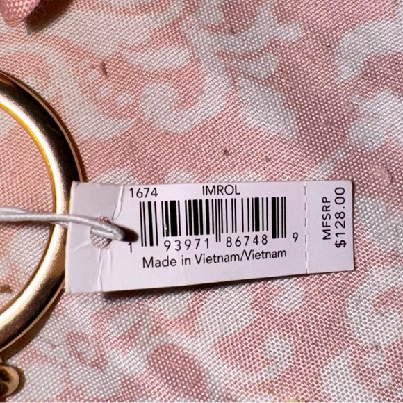 Coach Leather Butterfly Keychain/ Purse Charm - Picture 2 of 2